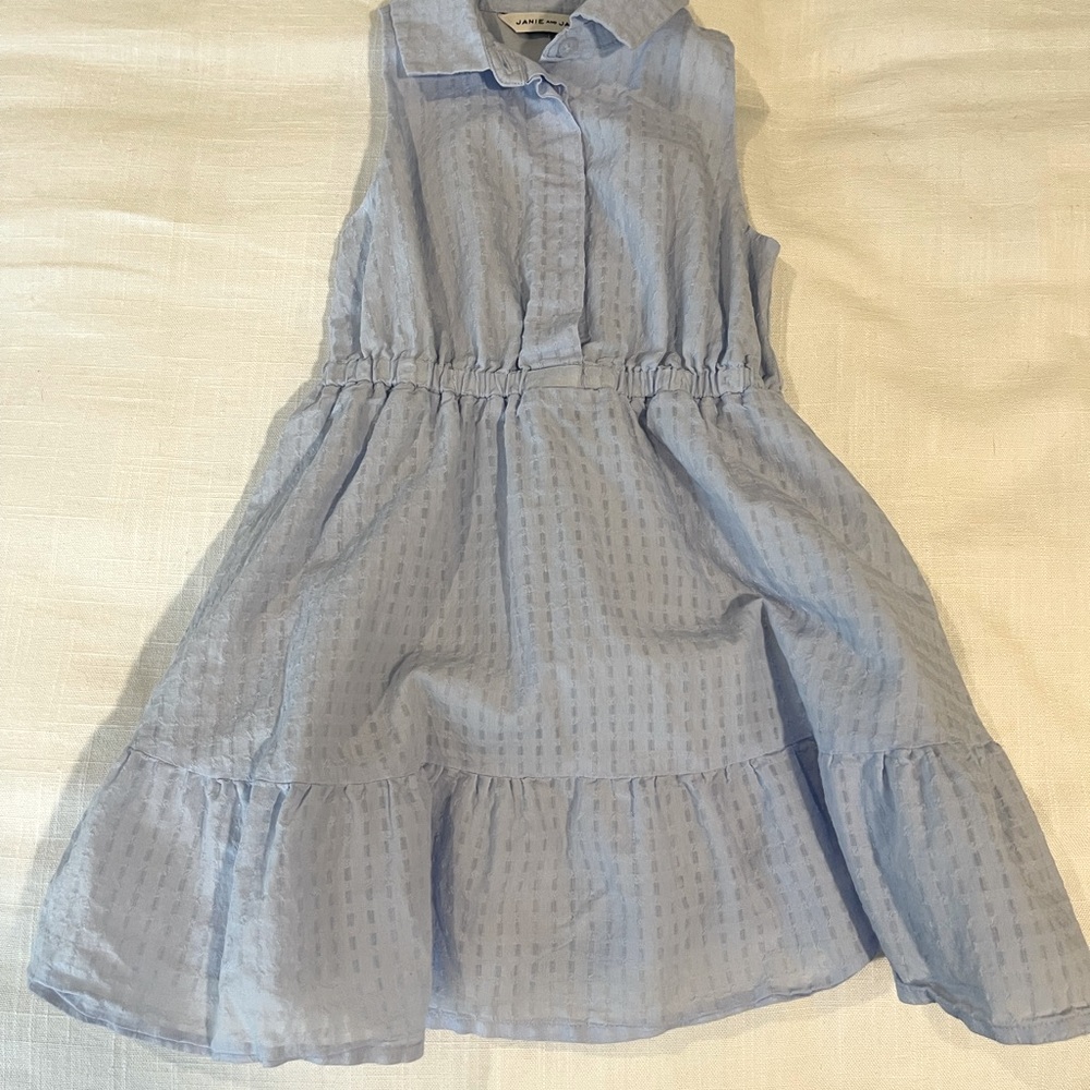 Janie and Jack Sleeveless Blue dress 3